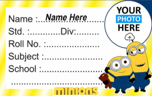 Note Book Name Stickers PGNBS002