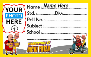 Note Book Name Stickers PGNBS003