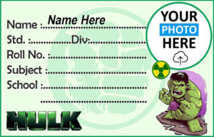 Note Book Name Stickers PGNBS010