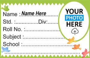 Note Book Name Stickers PGNBS018